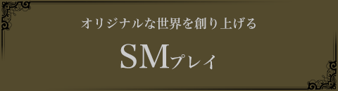 オリジナルな世界を創り上げるSMプレイ